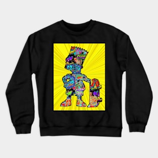 graffiti spray trendy simpson Crewneck Sweatshirt